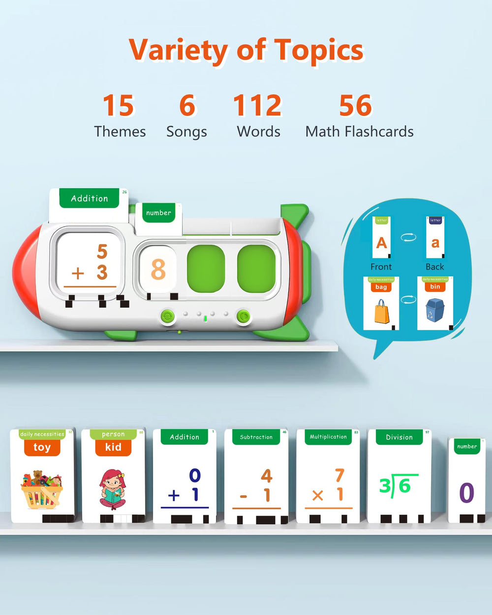 ZIKAQUQI autism sensory toy offers interactive learning sessions