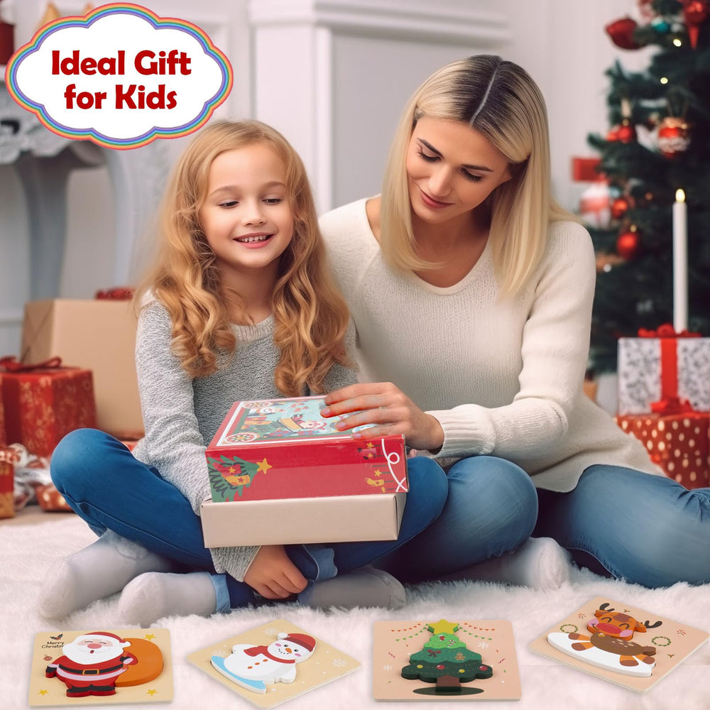 ZILIALAR Colorful holiday puzzles invite screen-free play for little ones.