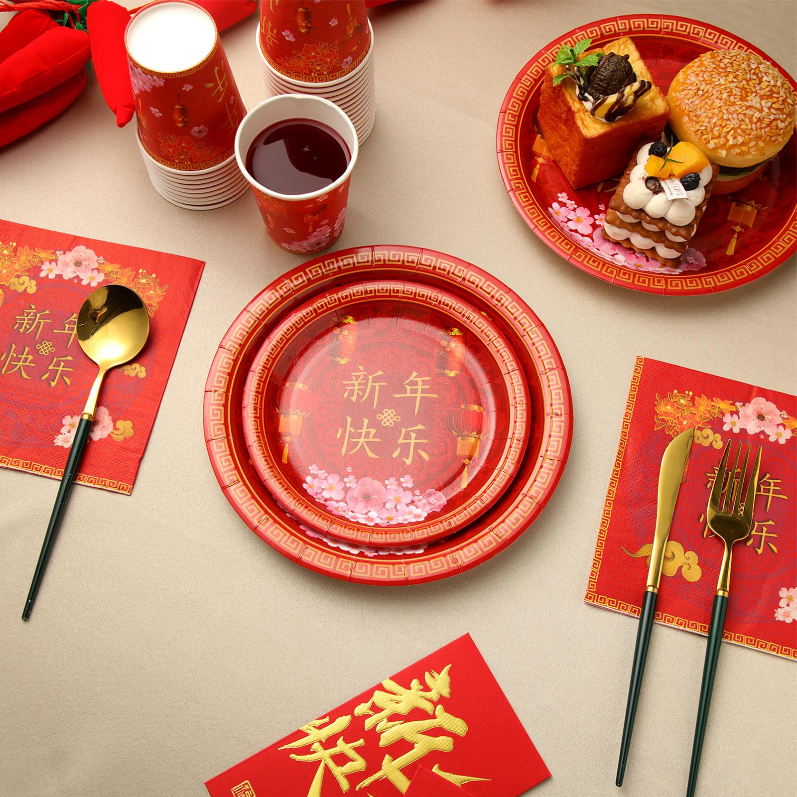 Ziliny Year of the Horse cups 9 oz convenient drinkware for festive gatherings.