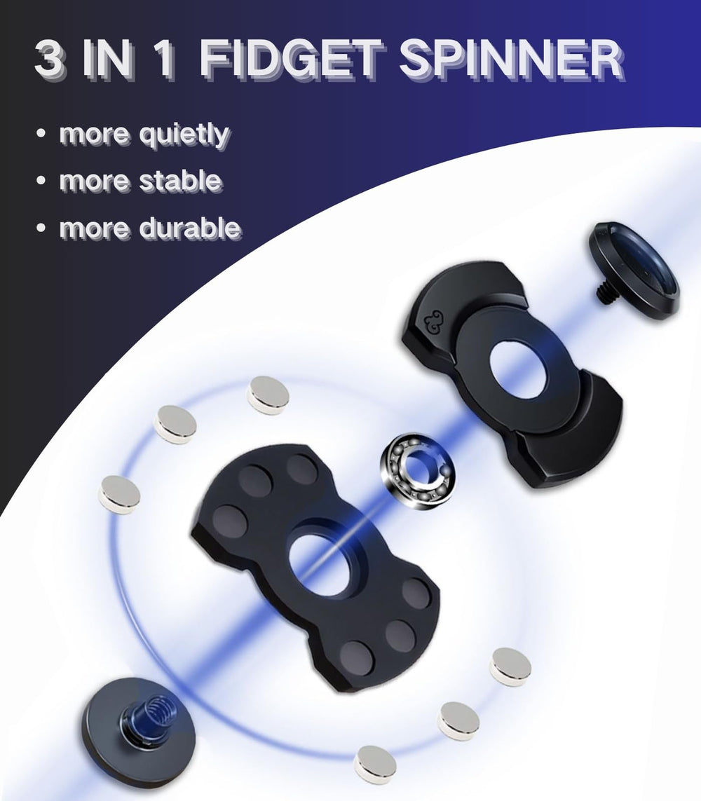 Zimdun 3-in-1 fidget click mode offers satisfying button feedback for quick resets.
