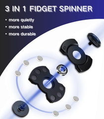 Zimdun 3-in-1 fidget click mode offers satisfying button feedback for quick resets.