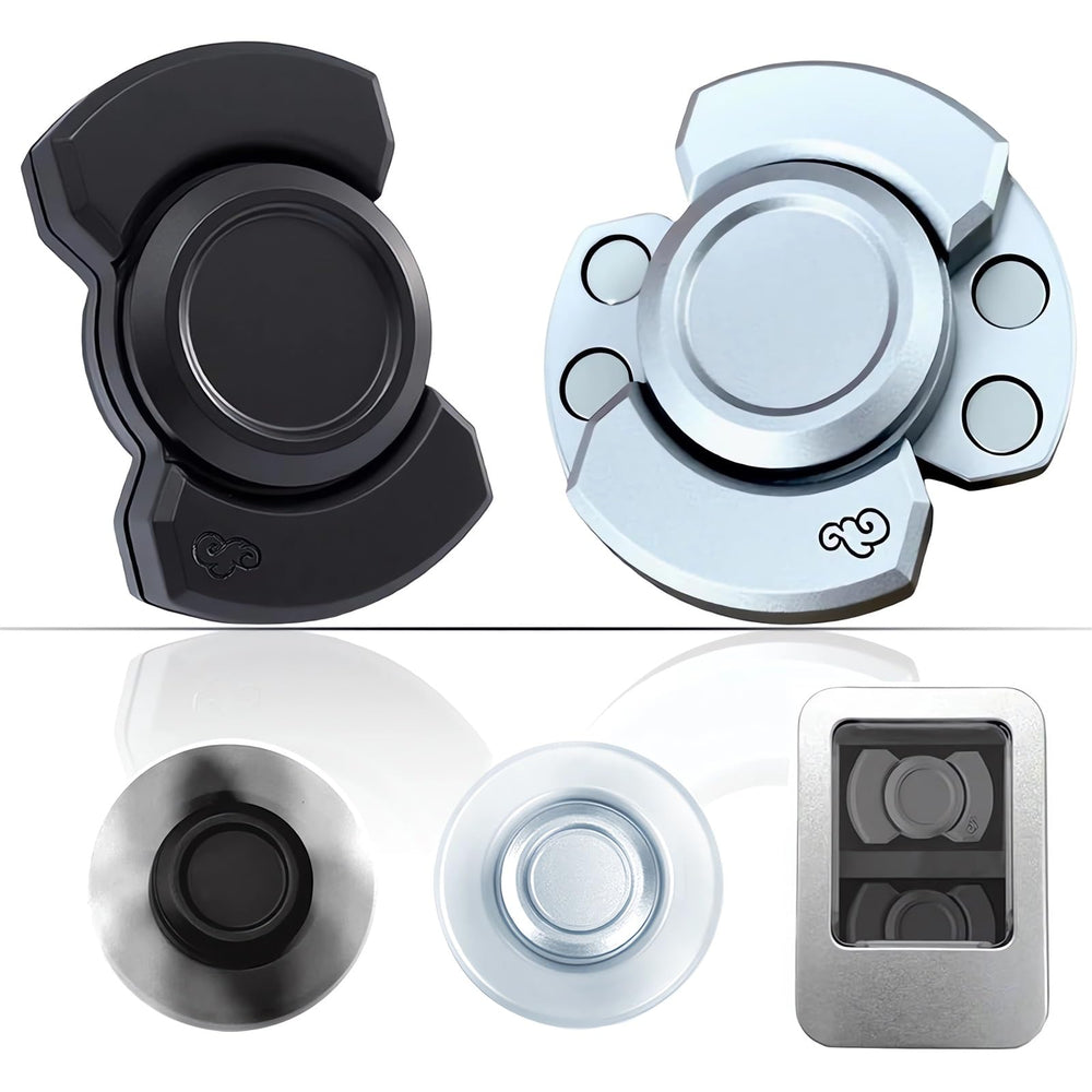 Zimdun alloy fidget spinner side view highlighting durable finish for daily focus.