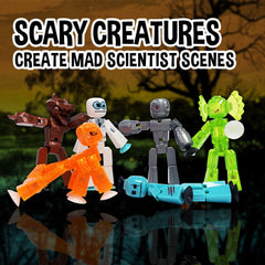 Zing Stikbot Stikbot Prey figure enhances suspenseful stop-motion storytelling.