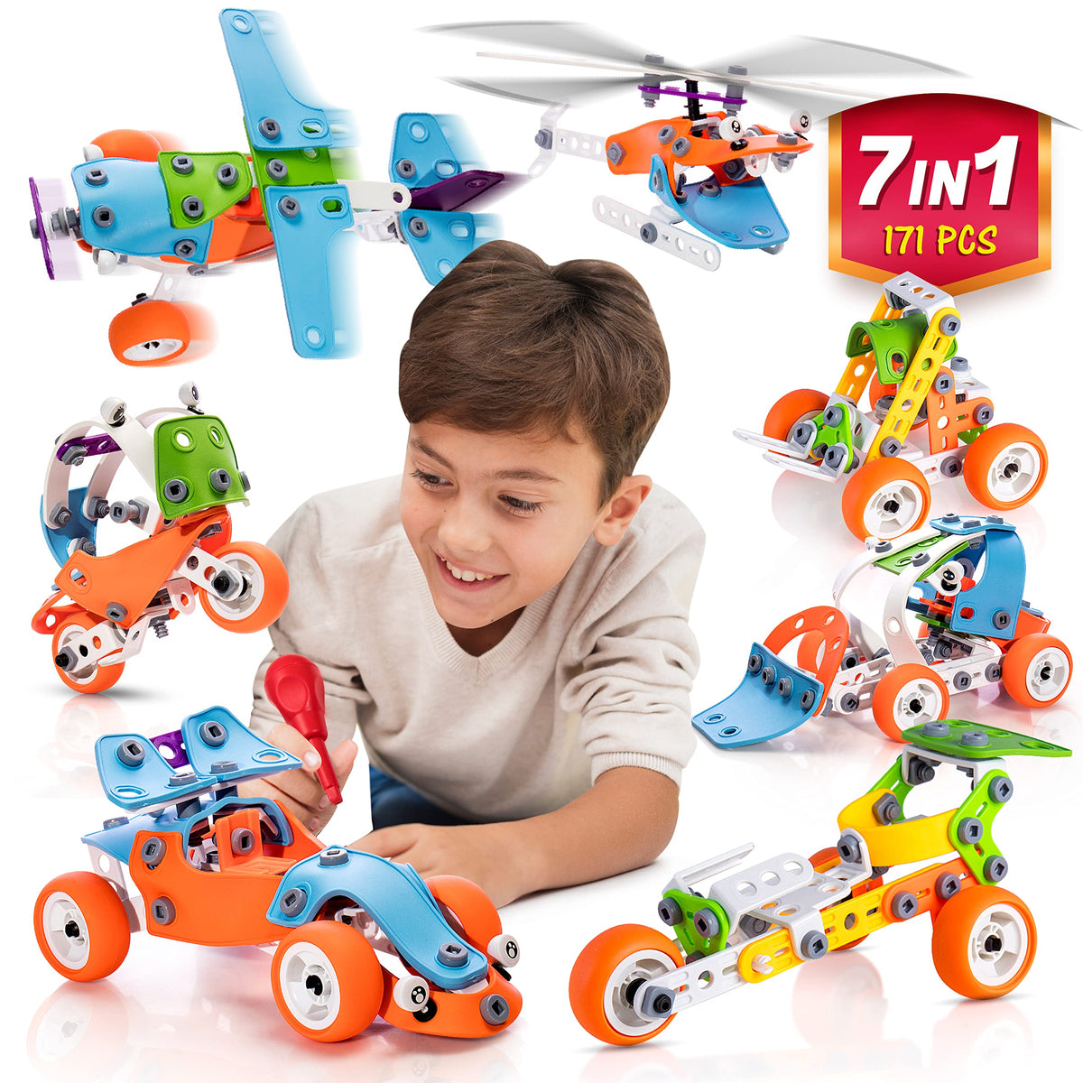 Zingywise 7-in-1 mechanical building set fuels imaginative engineering play.