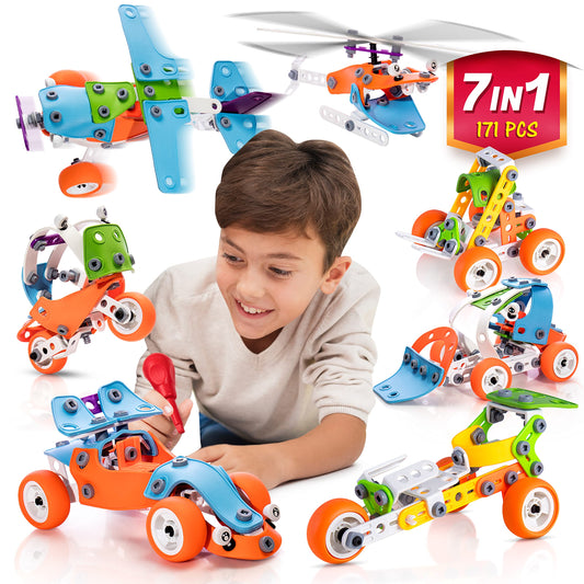 Zingywise 7-in-1 mechanical building set fuels imaginative engineering play.