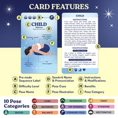Zinsk 70 Premium Yoga Cards intention prompts for mindful practice.