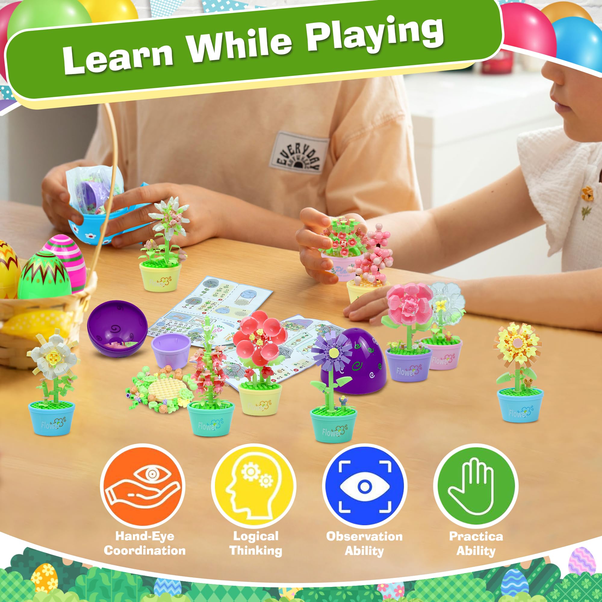 ZIOSINM educational toy blocks – enhances color recognition and shape understanding during play.