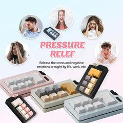 Zioyihan Keyboard Fidget Clicker black-blue gift-ready packaging for a thoughtful present.