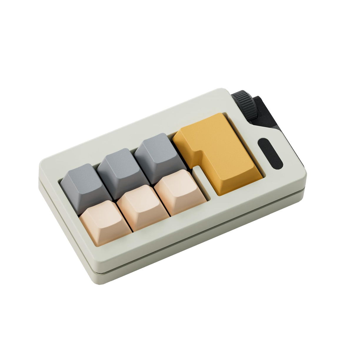 Zioyihan keyboard fidget clicker front view, compact stress-relief for focused work.