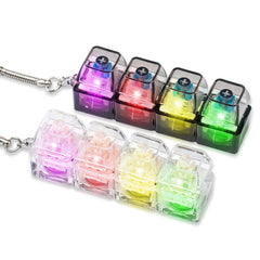 Zioyihan keyboard fidget white creamy with tactile buttons for calm focus.