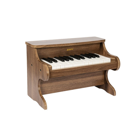 ZIPPY Kids Piano front view with 25 keys, ideal for early music exploration.