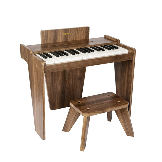 ZIPPY Kids Piano with 37 keys offers gentle music introduction for young learners.
