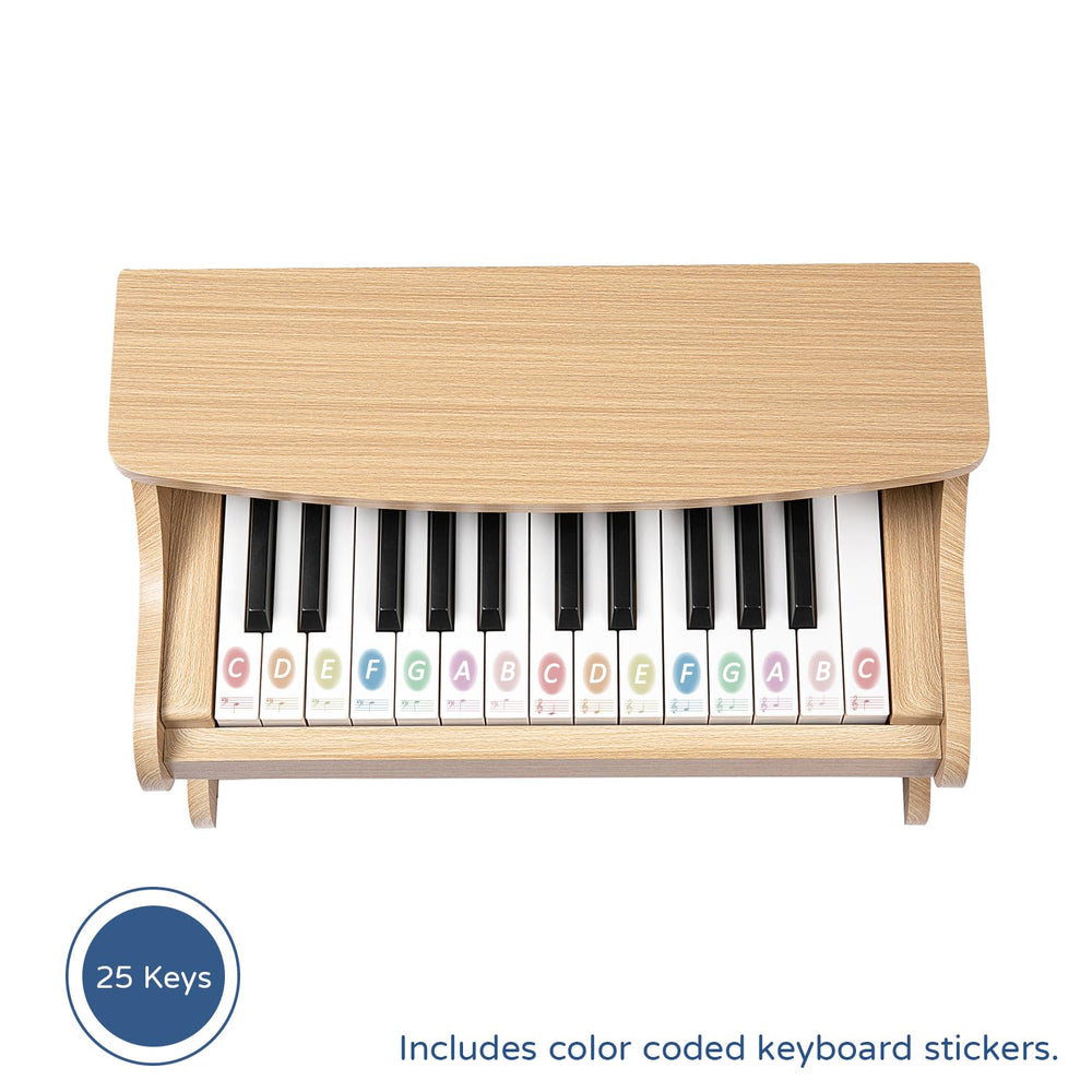 ZIPPY piano with color-illustrated songbook supports learning.