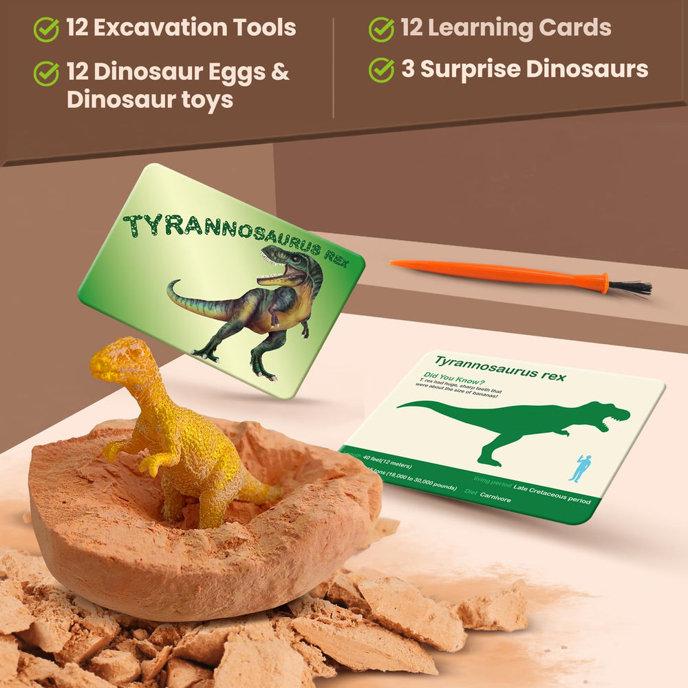Color-changing dino reacts to heat or water for interactive discovery