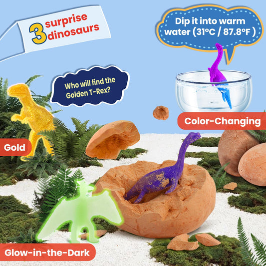 Zippytots digging tools including hammer, chisel, and brush for careful excavations