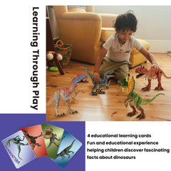 Zippytots Carnotaurus big figure featuring movable parts for interactive scenes.