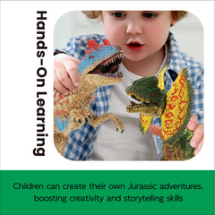 Zippytots Learning card Velociraptor offers quick facts to spark curiosity.