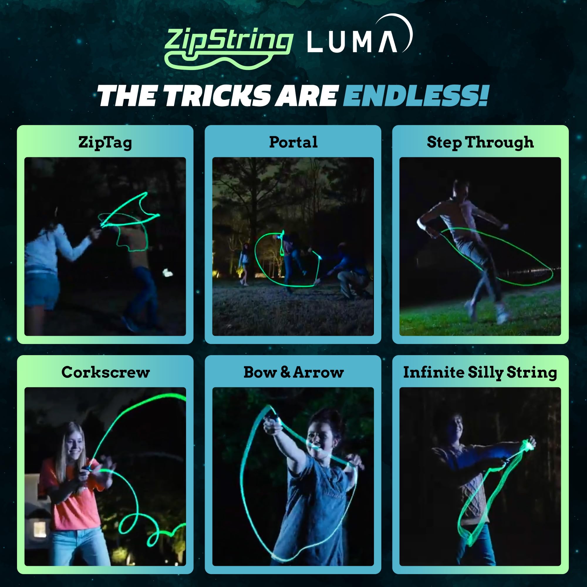 ZipString Luma easy-attach replacement option for simple swaps.