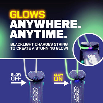 ZipString Luma pocket design fits in your pocket for on the go play.