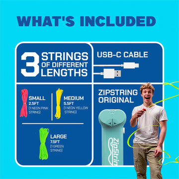 ZipString Original gift-ready packaging variation, perfect for birthdays and holidays