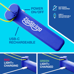 ZipString Original is park-ready and travel-friendly for outdoor play.