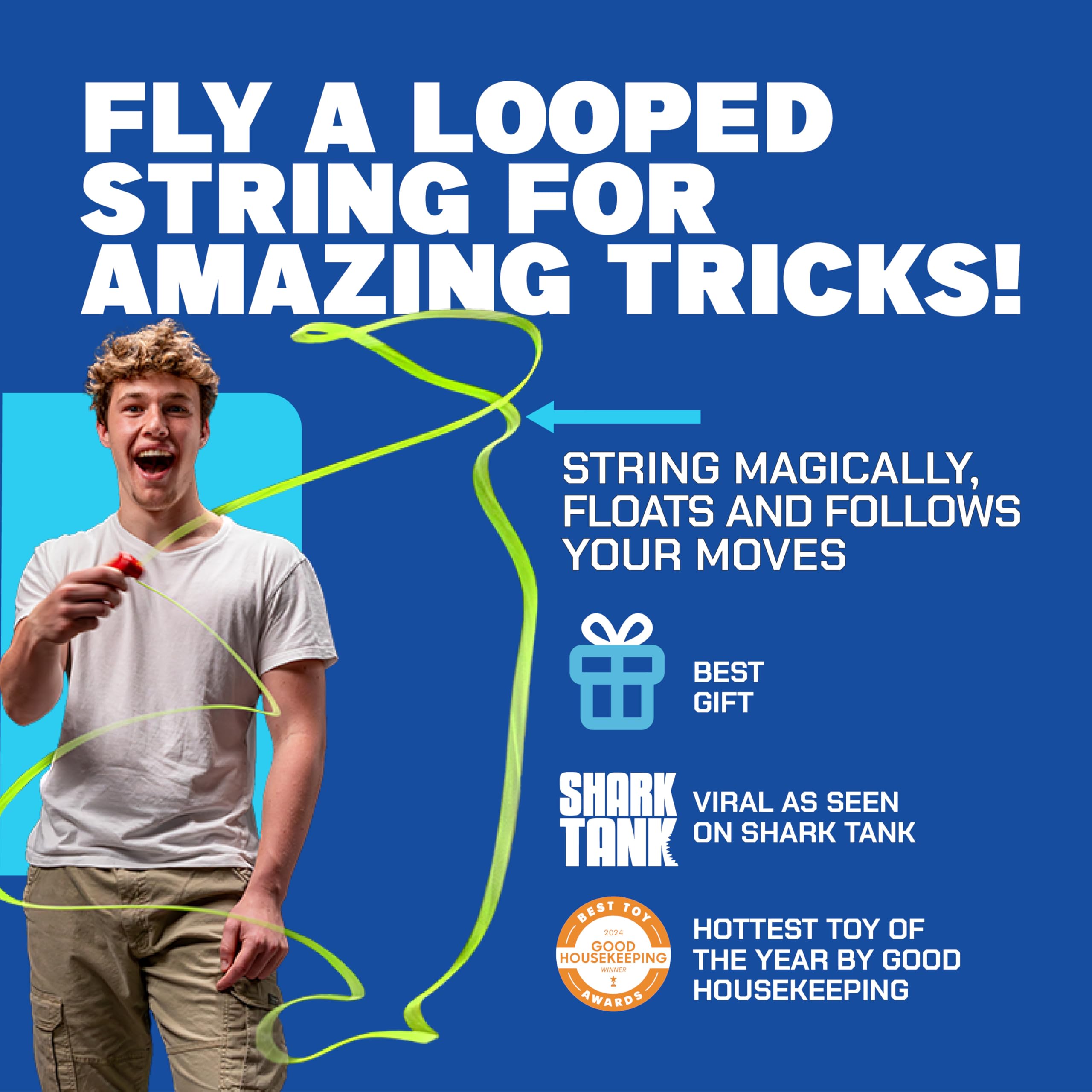 ZipString Original demonstrates versatile tricks for all ages.