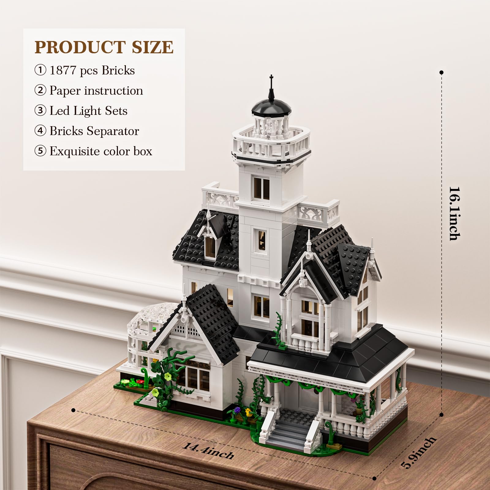 ZIQILIGHTING Magic House includes clear instructions for smooth assembly