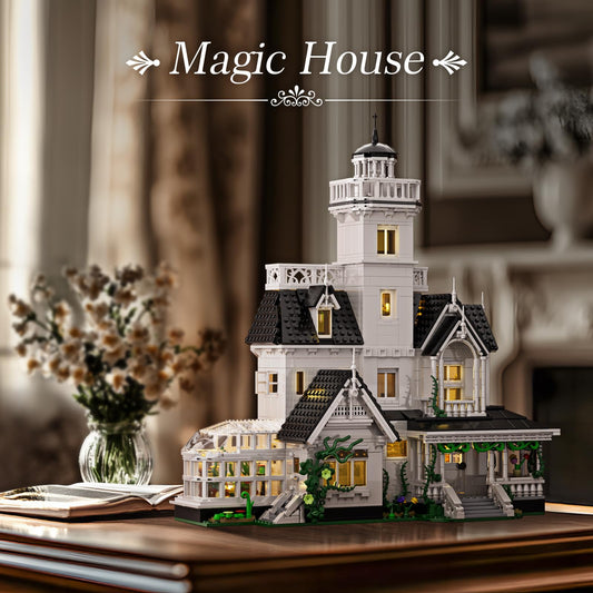 ZIQILIGHTING Magic House kitchen-dining-greenhouse view enhances imaginative play