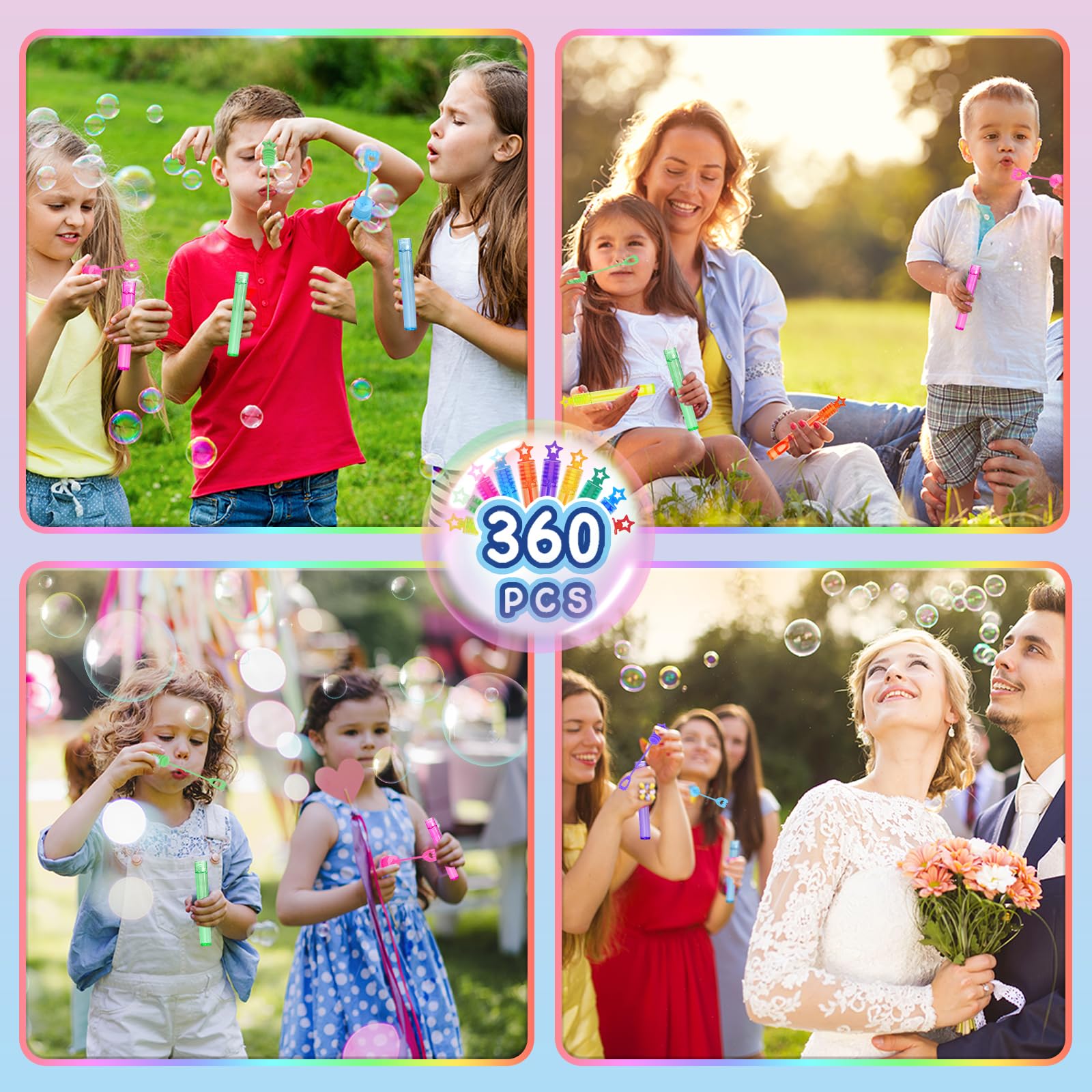 ZIRSENG non-toxic, odor-free bubble solution for safe kid play