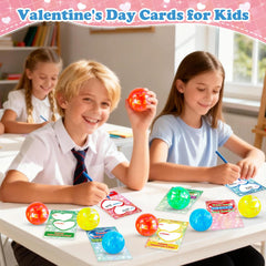 Thick, double-sided Valentines cards from ZIRSENG for durable classroom keepsakes.