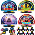 ZIRSENG valentines spinner bulk pack for classroom exchanges, a tactile, engaging hand toy