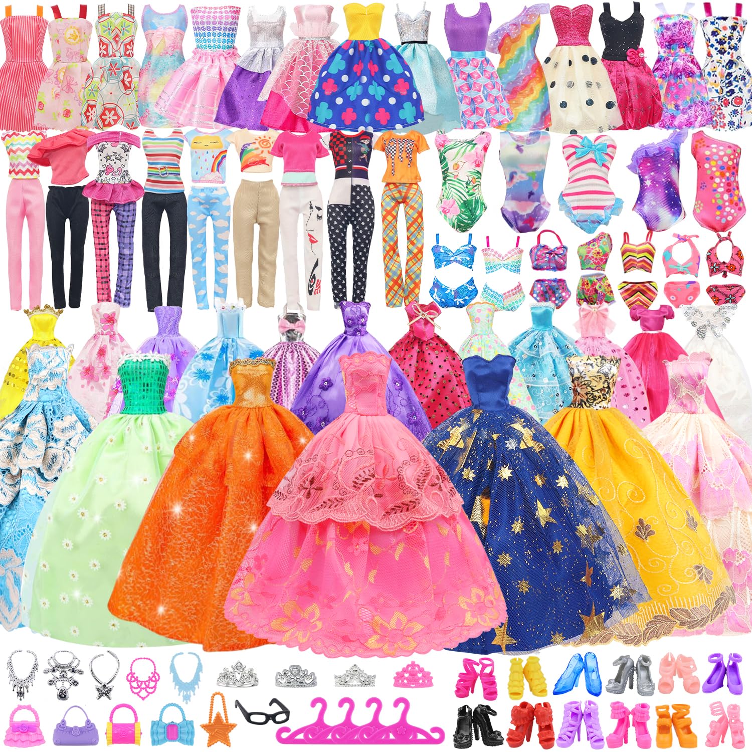 ZITA ELEMENT 101-piece doll clothes gift box unveiling for little fashionistas