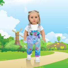 ZITA ELEMENT 7-pcs doll clothes set: 18-inch doll accessories kit supports dress-up creativity.