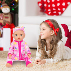 ZITA ELEMENT packaging display of 14-18 inch doll outfits, ready to gift