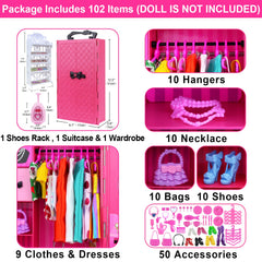 ZITA ELEMENT doll dresses showcasing colorful mix-and-match options