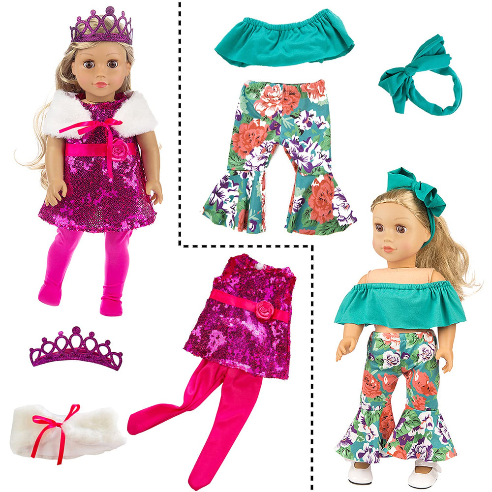 ZITA ELEMENT 18-inch doll swimsuits for sunny pretend beach days