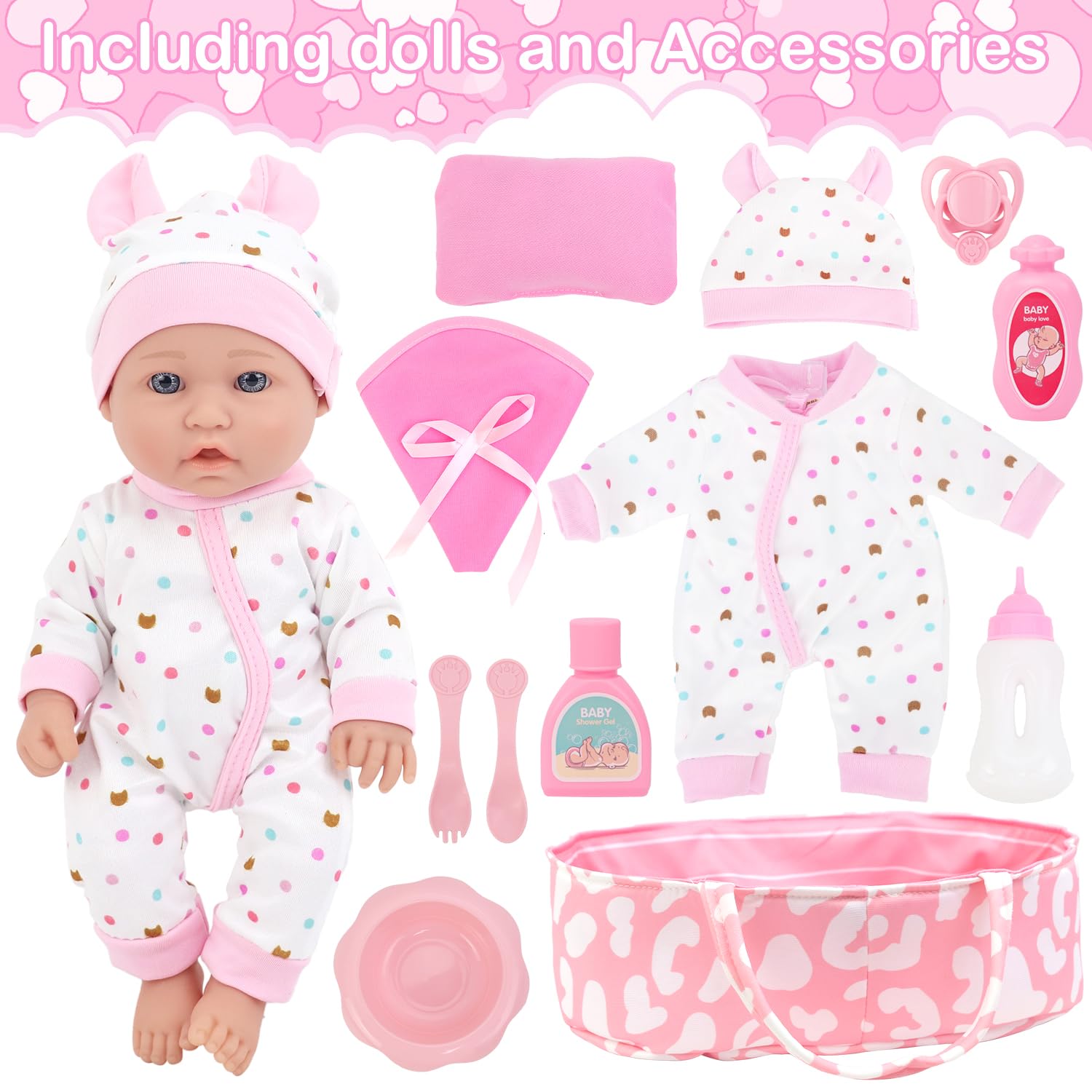 Zita Element doll tableware trio to spark mealtime make-believe