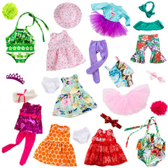 ZITA ELEMENT mixed-styles doll outfits enable mix-and-match play for 18-inch dolls