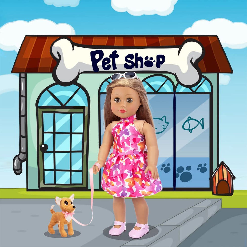 ZITA ELEMENT toy dog accessory adds imaginative companion to dolls.