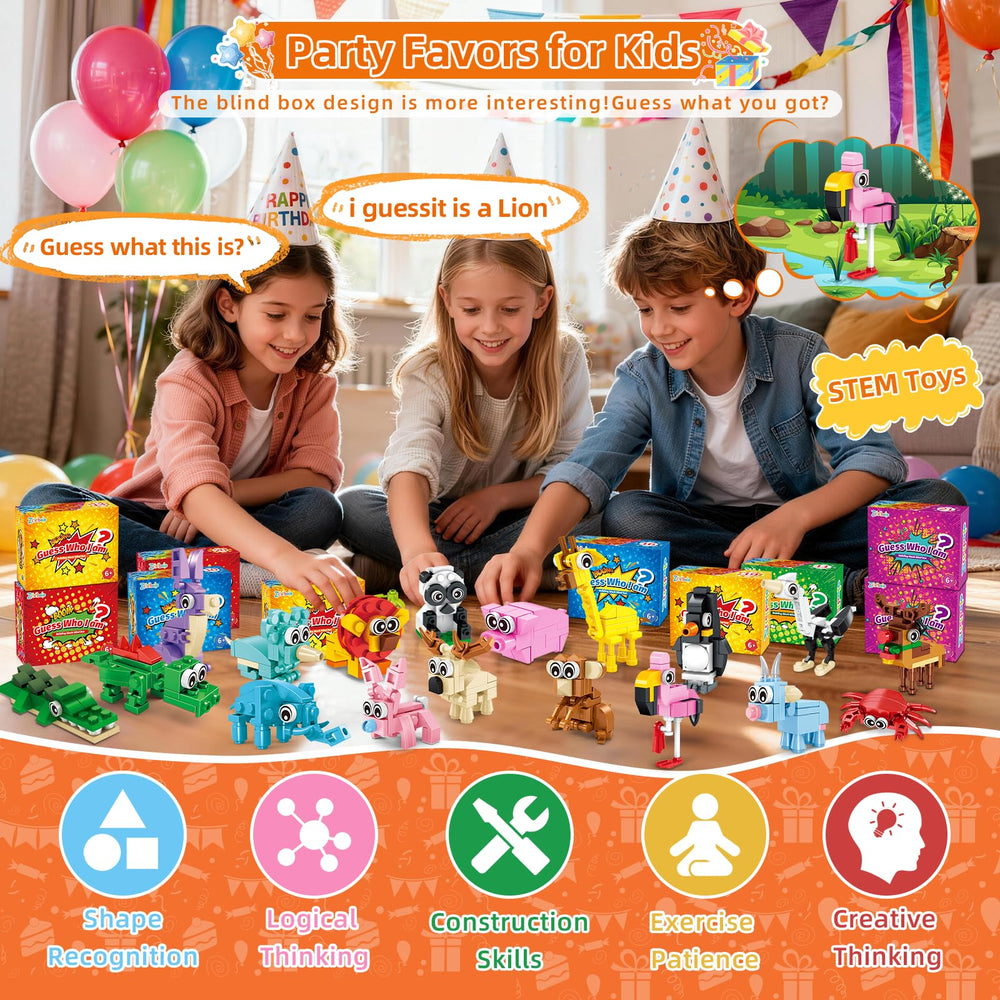 Zitetbolo 3-in-1 mini models with 72 variants for classroom prizes and activities