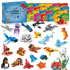 Zitetbolo ocean animals seahorse building blocks for kids improve fine motor skills and imagination