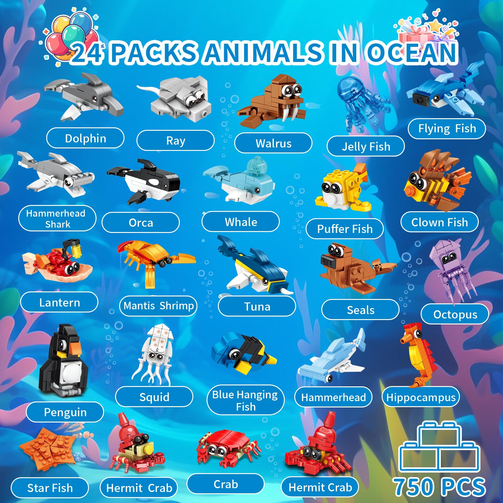Zitetbolo ocean animals turtle blocks offer hands-on STEM activity for young builders