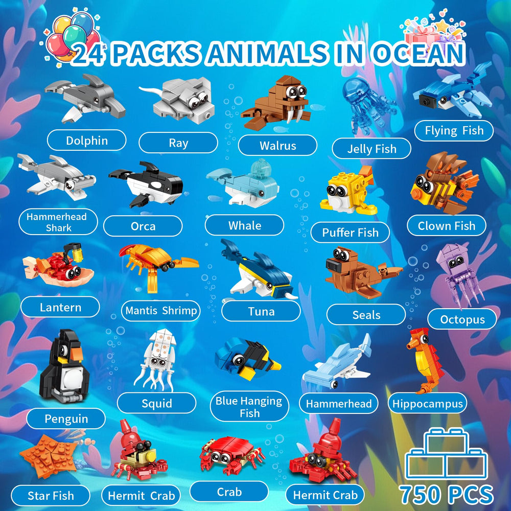 Zitetbolo ocean animals turtle blocks offer hands-on STEM activity for young builders