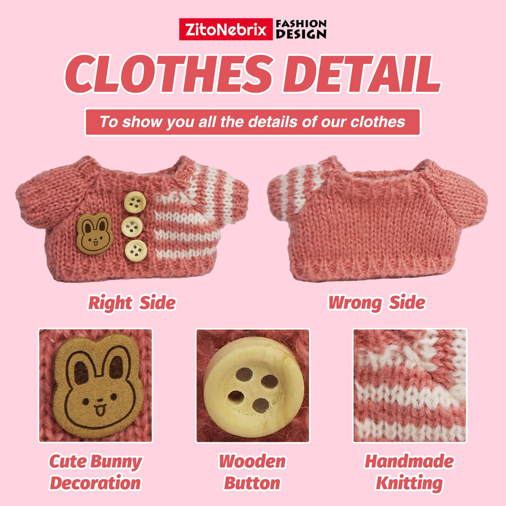 ZitoNebrix bear-shaped velvet hat adds soft pink charm.