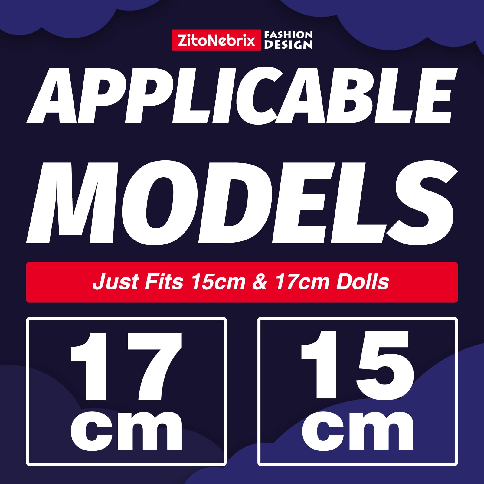 ZitoNebrix 4-piece set ideal for display cabinets or playful styling