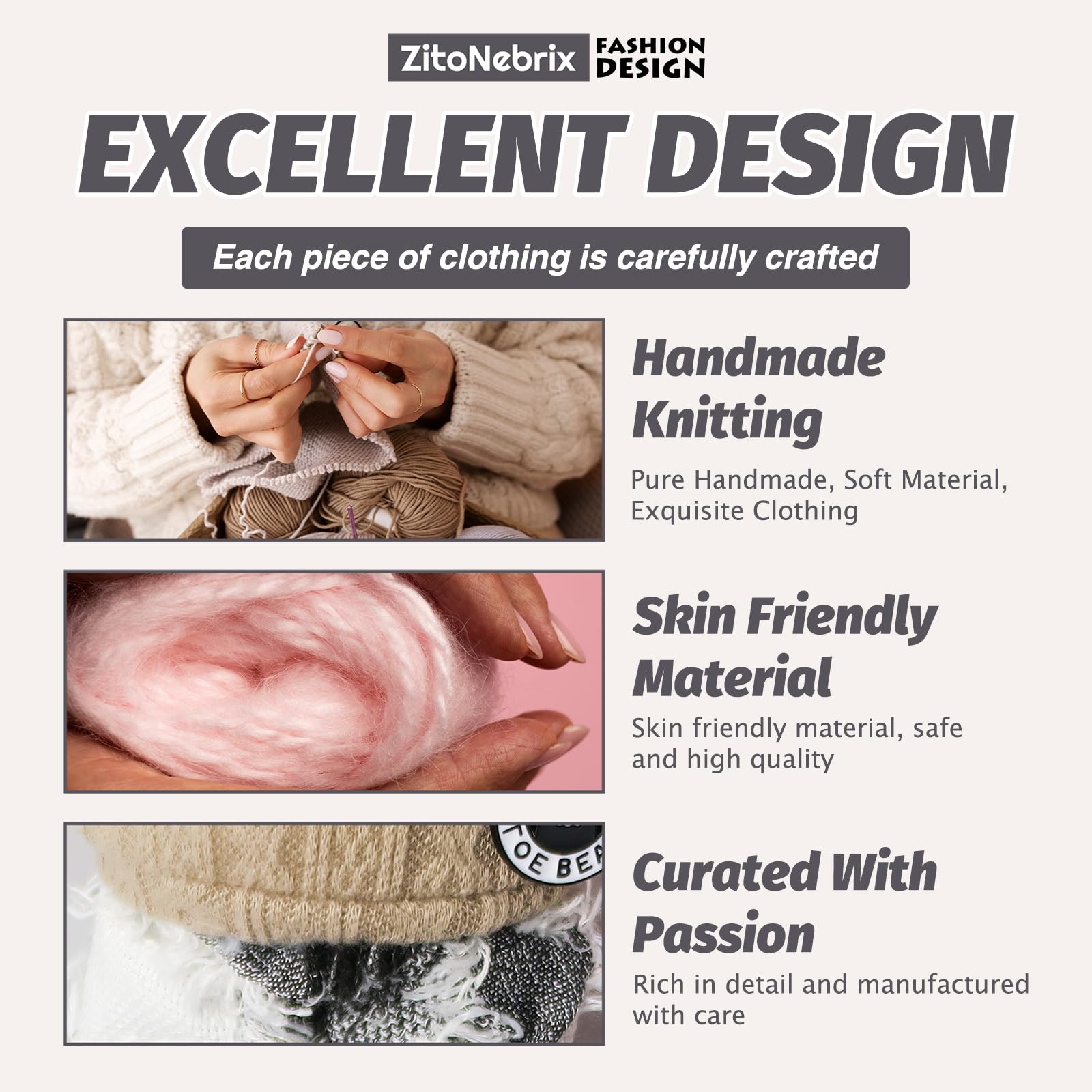 ZitoNebrix durable denim construction supports long-lasting play