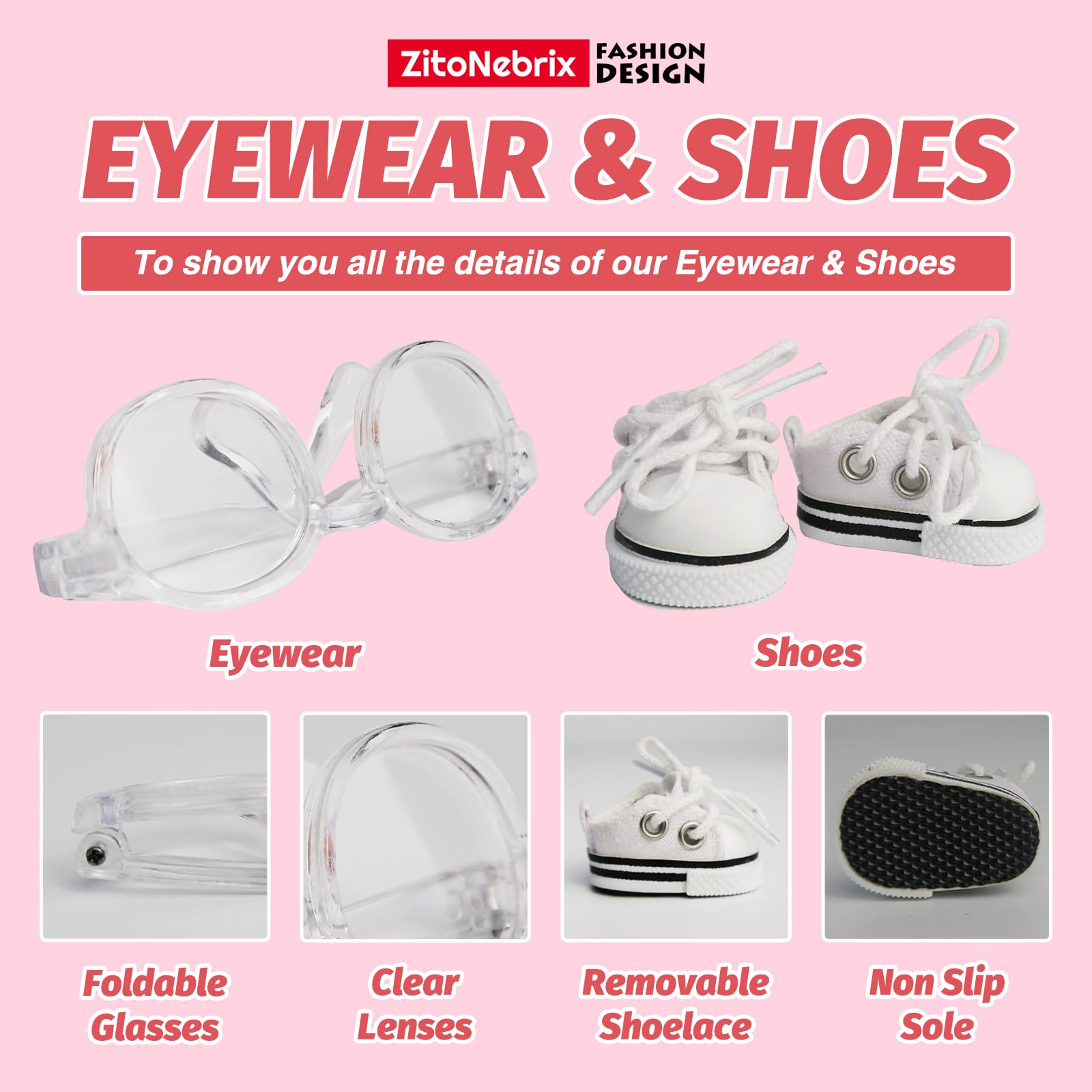ZitoNebrix white canvas shoes complete a cute outfit.