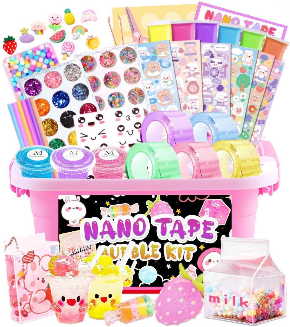 ZiZa Nano Tape Bubble Kit colorful tapes for creative play and focus.