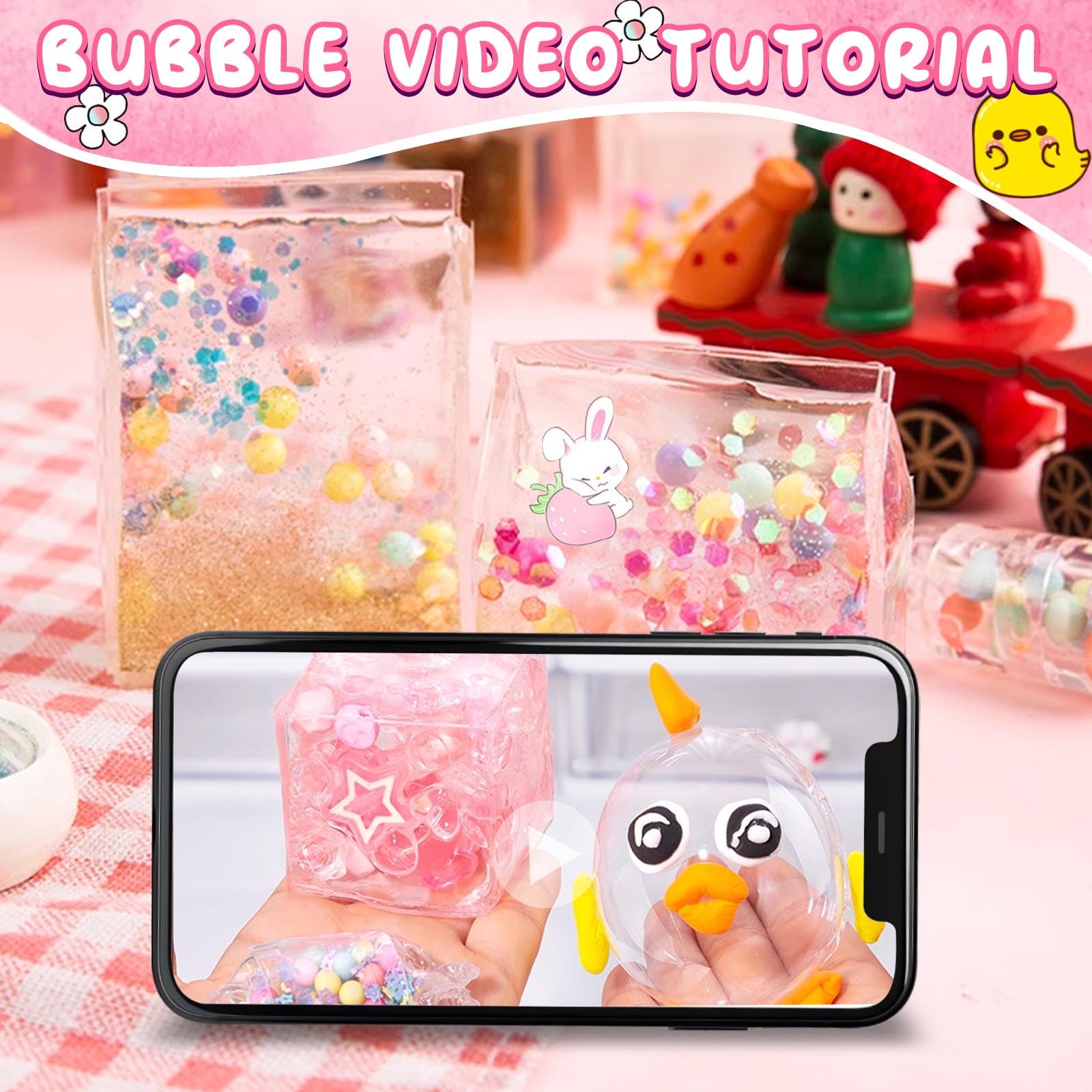 ZiZa Nano Tape Bubble Kit kid-friendly design for easy use.