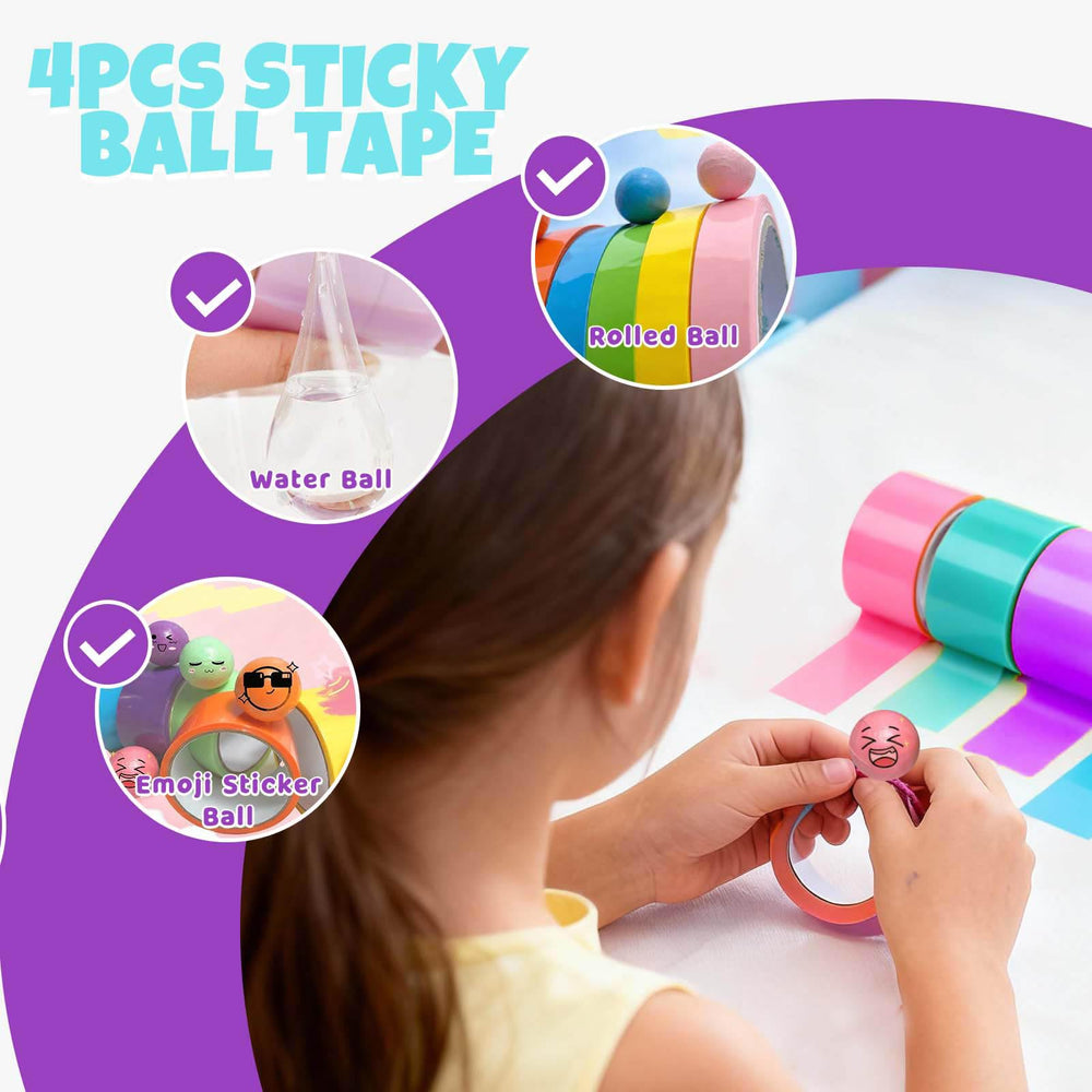 ZiZa Nano Tape Bubble Kit rolls – quick setup with nine rolls for creative projects.